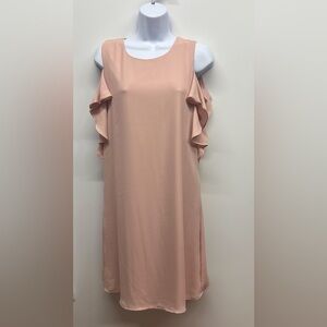 Mauve Colored Signature Studio Cold Shoulder Dress